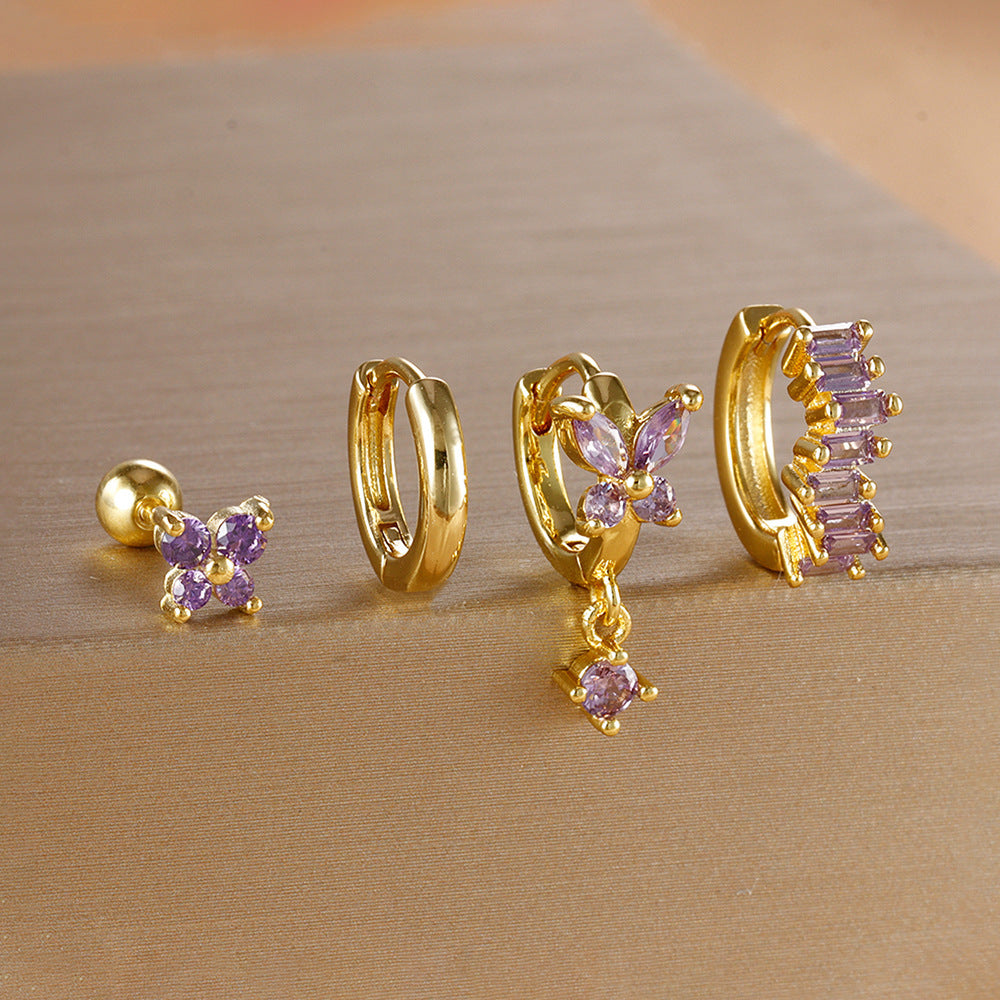 "Farasha" Earring Set – Dancing Light by Zaaynaa
