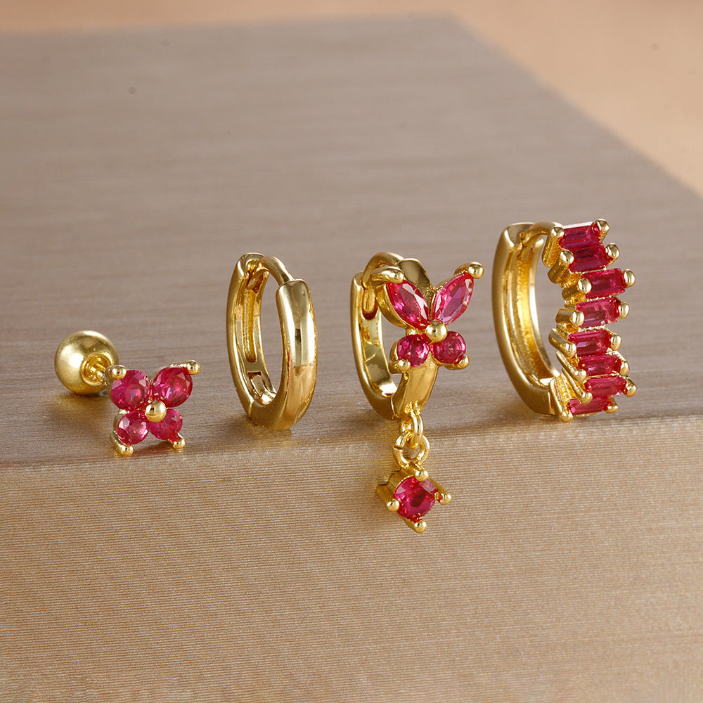 "Farasha" Earring Set – Dancing Light by Zaaynaa