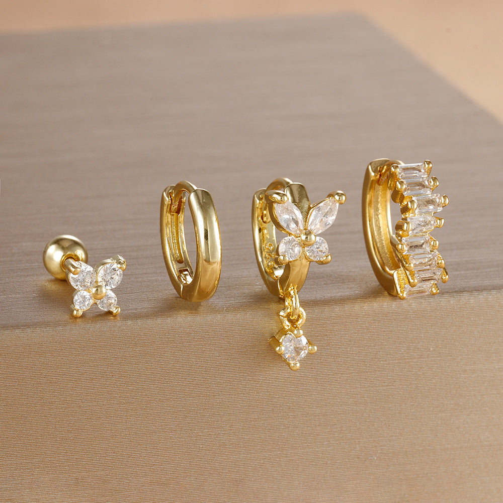 "Farasha" Earring Set – Dancing Light by Zaaynaa