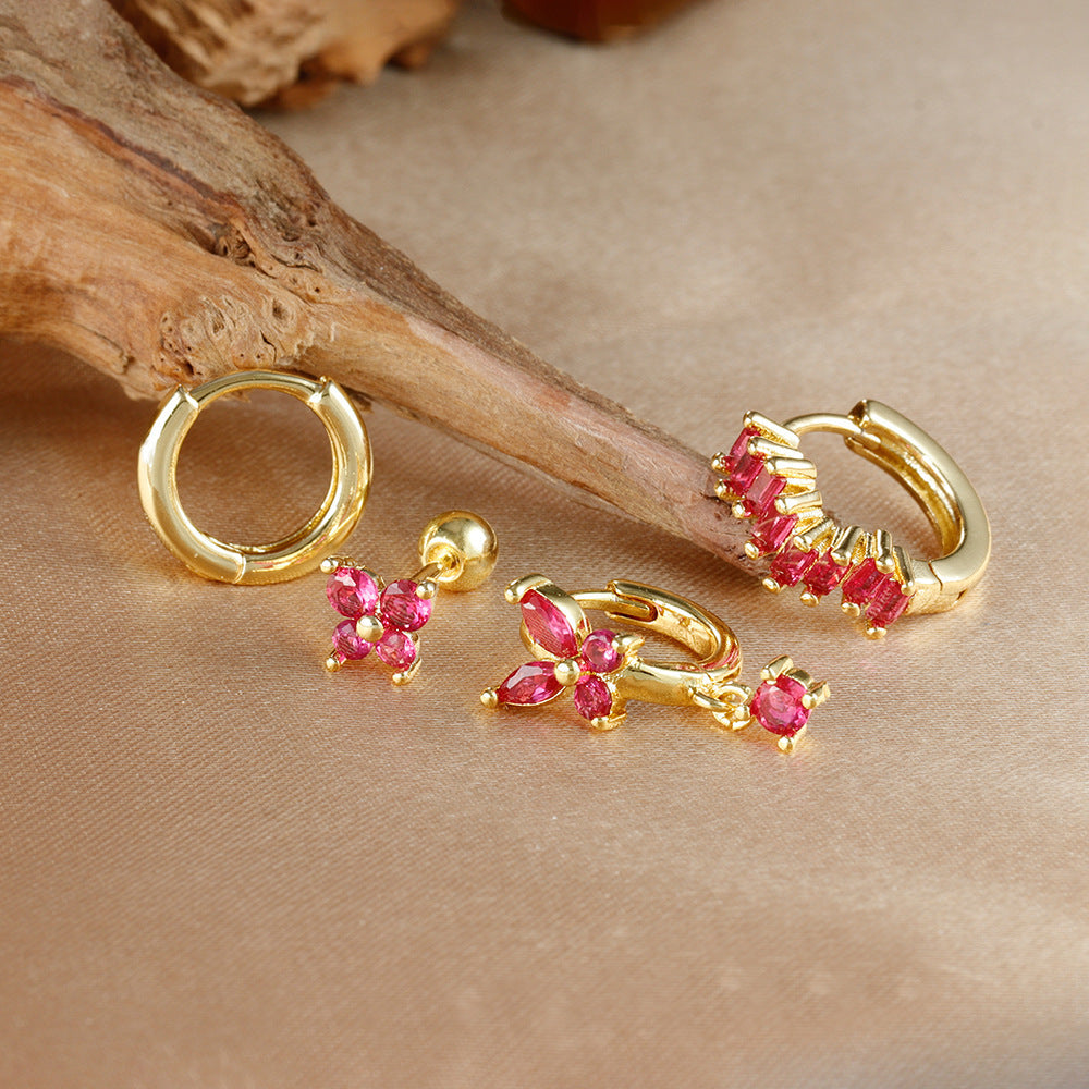 "Farasha" Earring Set – Dancing Light by Zaaynaa