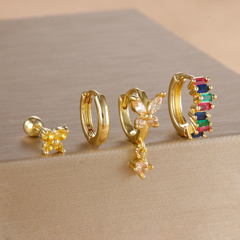 "Farasha" Earring Set – Dancing Light by Zaaynaa