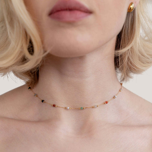 "Noujoum" Choker – Celestial Elegance by Zaaynaa