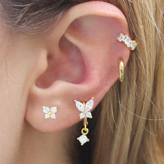 "Farasha" Earring Set – Dancing Light by Zaaynaa