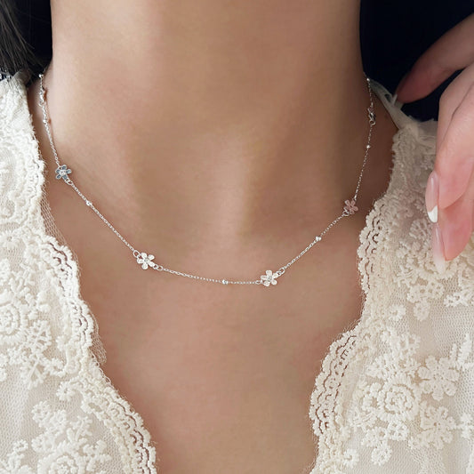 "Wardah" Necklace – Floral Grace by Zaaynaa